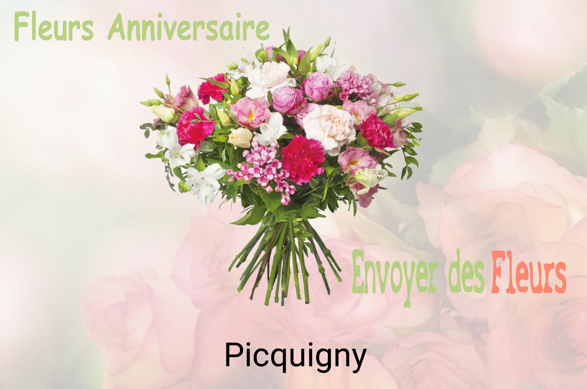 Bouquet de fleurs d’anniversaire livré à Picquigny